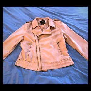 Faux leather jacket